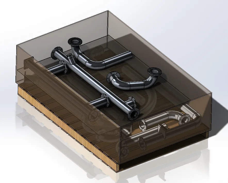External piping kit assembled by H-P Products