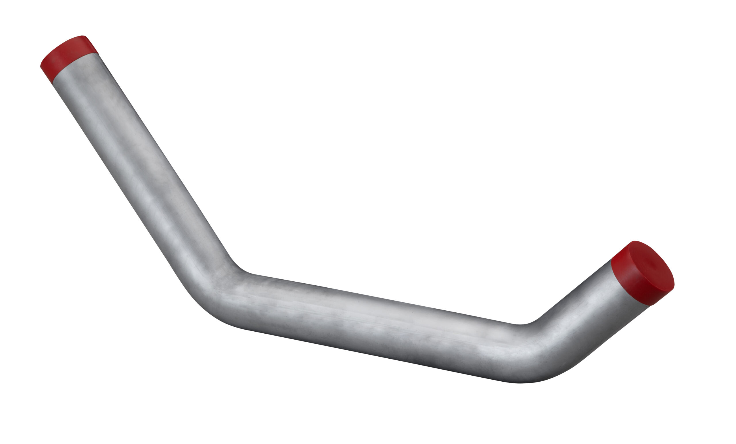 Radiator coolant lines in aluminized carbon steel with dual-side coating