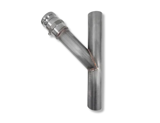 Pneumatic conveying fittings including laterals, wyes, tees, and carrier pneumatic components