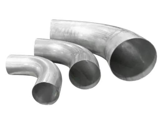 Industrial vacuum tubing bends and elbows in carbon steel and stainless steel