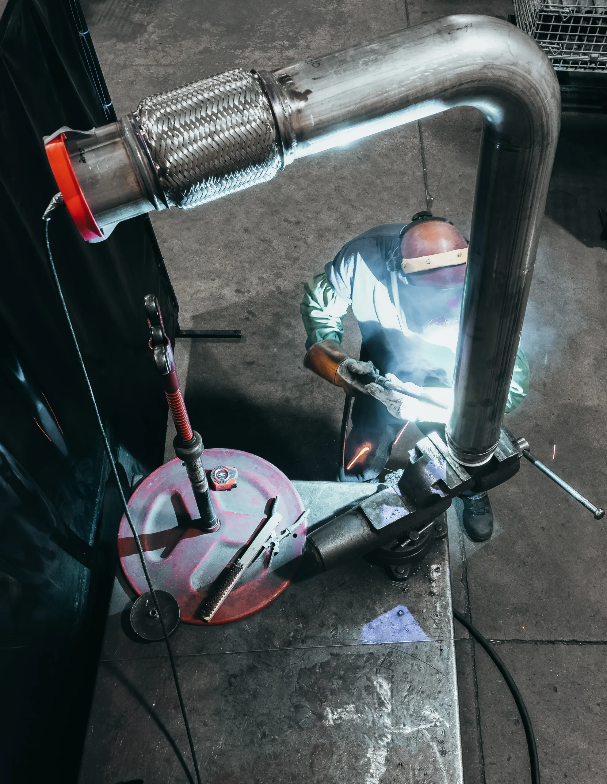 Welding and inspection at H-P Products